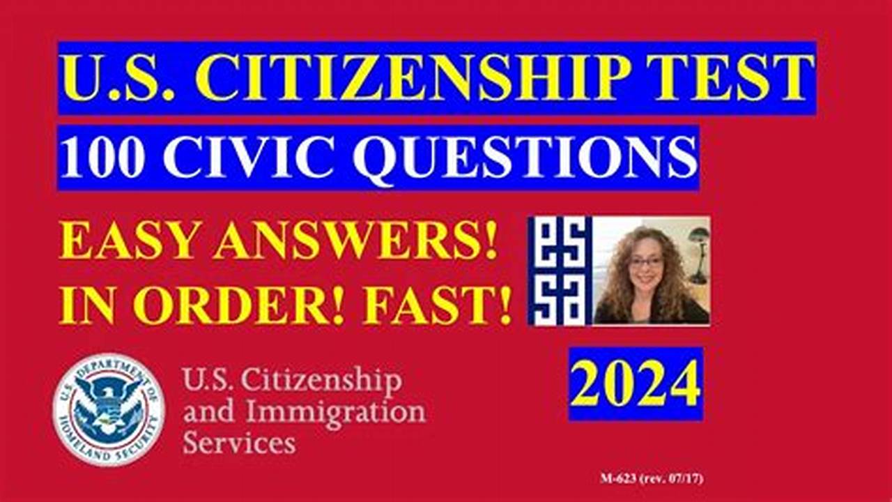 Questions And Answers For Citizenship 2024