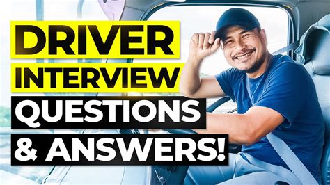 Questions to ask driver