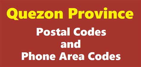 Quezon Province Zip Code