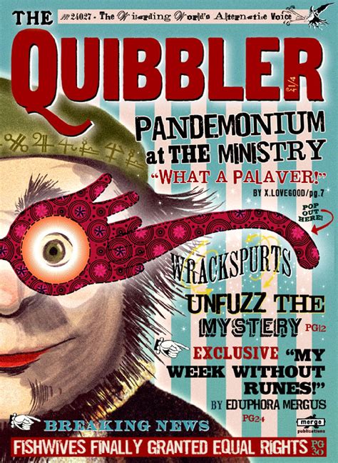Quibbler Cover Printable