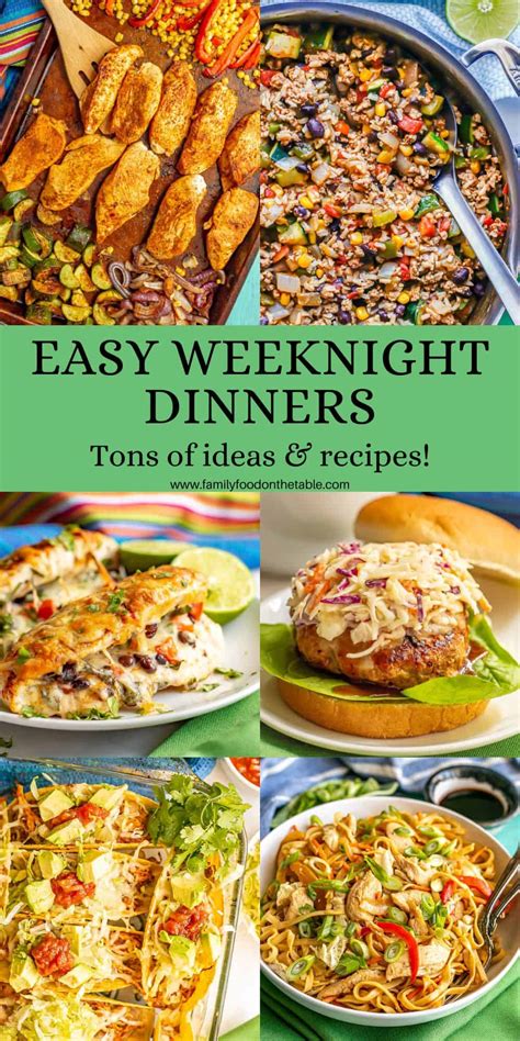 Quick & Delicious Weeknight Dinners