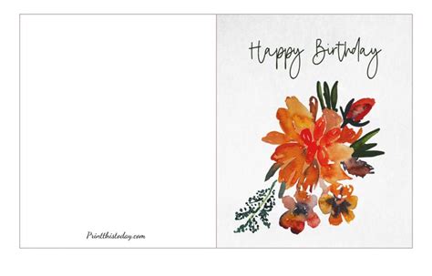 Quick & Easy: Printable Flower Cards