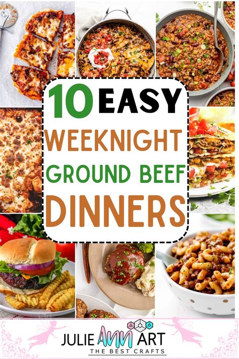 Quick & Easy Weeknight Ground Beef Dinners