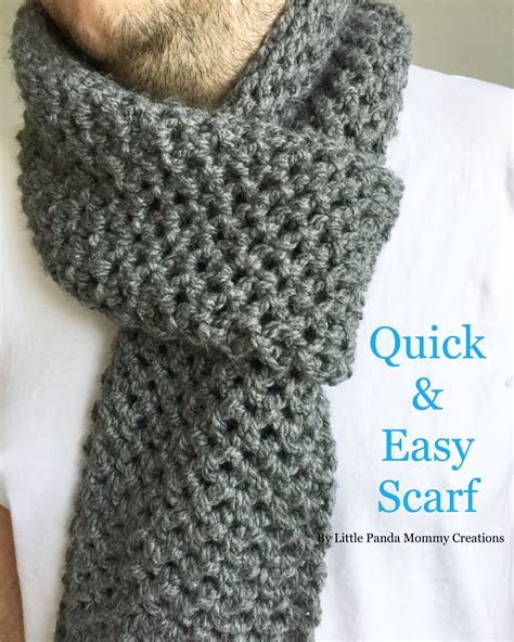 Quick And Easy Crochet Scarf Patterns