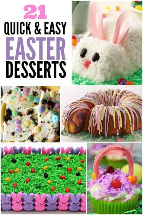 Quick And Easy Easter Desserts