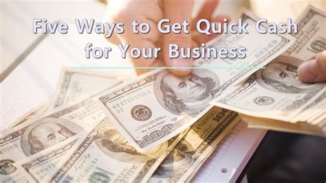 Quick Cash Business Opportunities