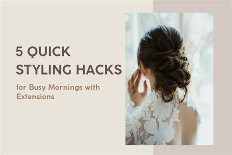 Quick Styling Hacks for Busy Mornings
