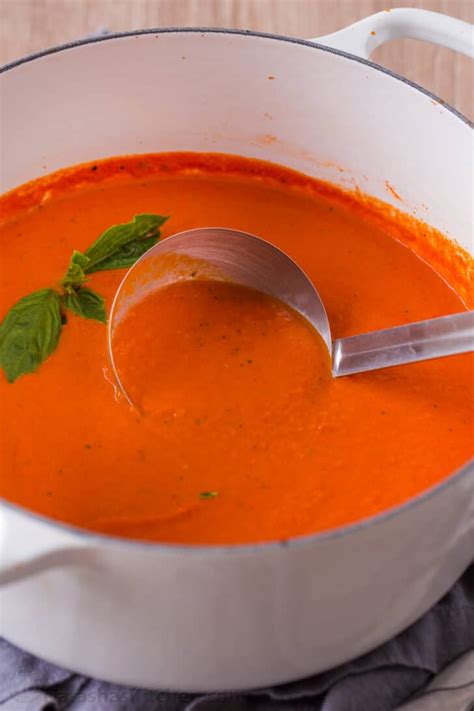 Quick Tomato Basil Soup