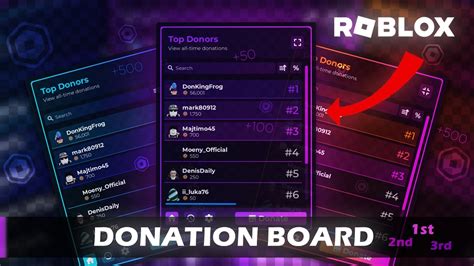 Quick donation board - Monetize in a snap! - DevForum | Roblox