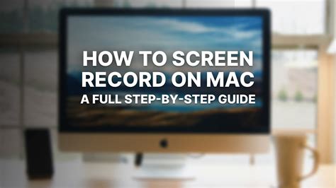 Quick steps for screen recording on a Mac