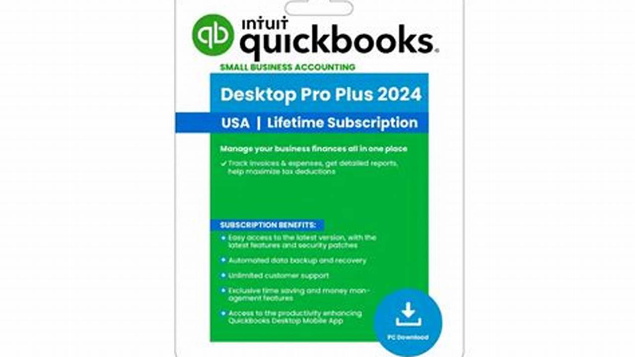 Quickbooks Desktop Pro 2024 1 User