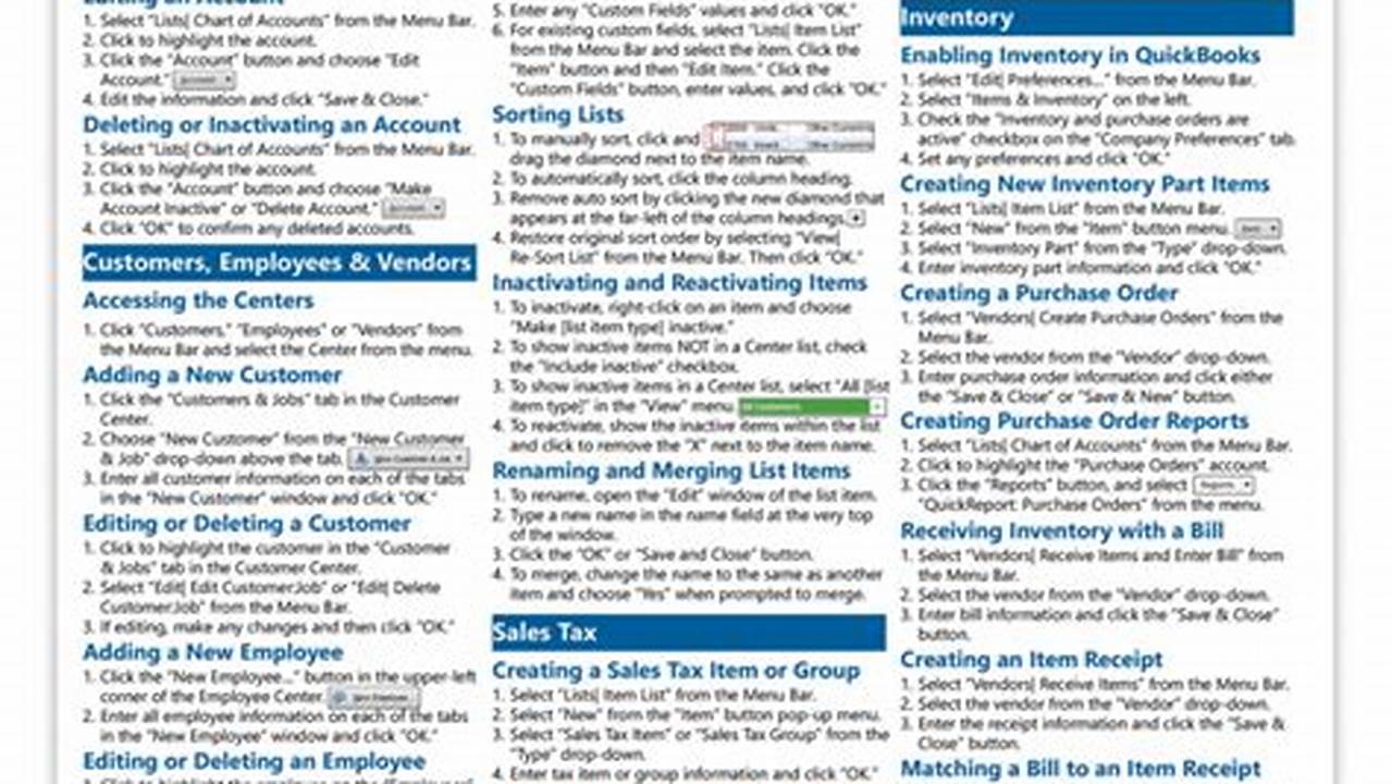 Quickbooks Online Tutorials 2024