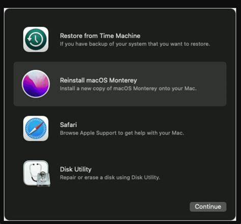 Quicker reset for Macs running macOS Monterey