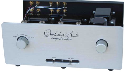 Experience High-Fidelity Sound with Quicksilver Audio Integrated Tube Amplifier