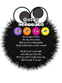 Quiet Critters Label Printable Free
