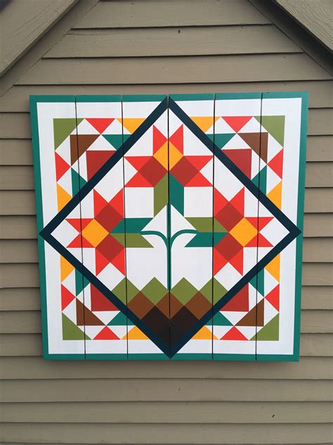 Quilt Pattern On Barn