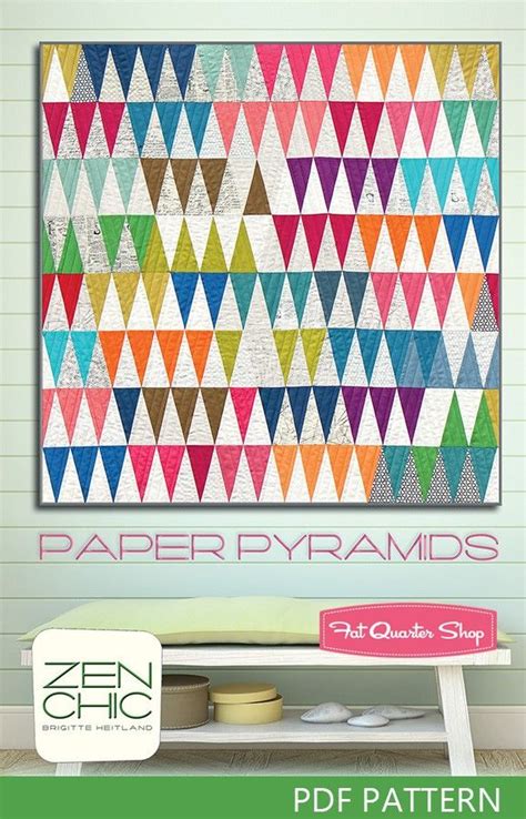 Quilt Pattern Pyramid Template Printable