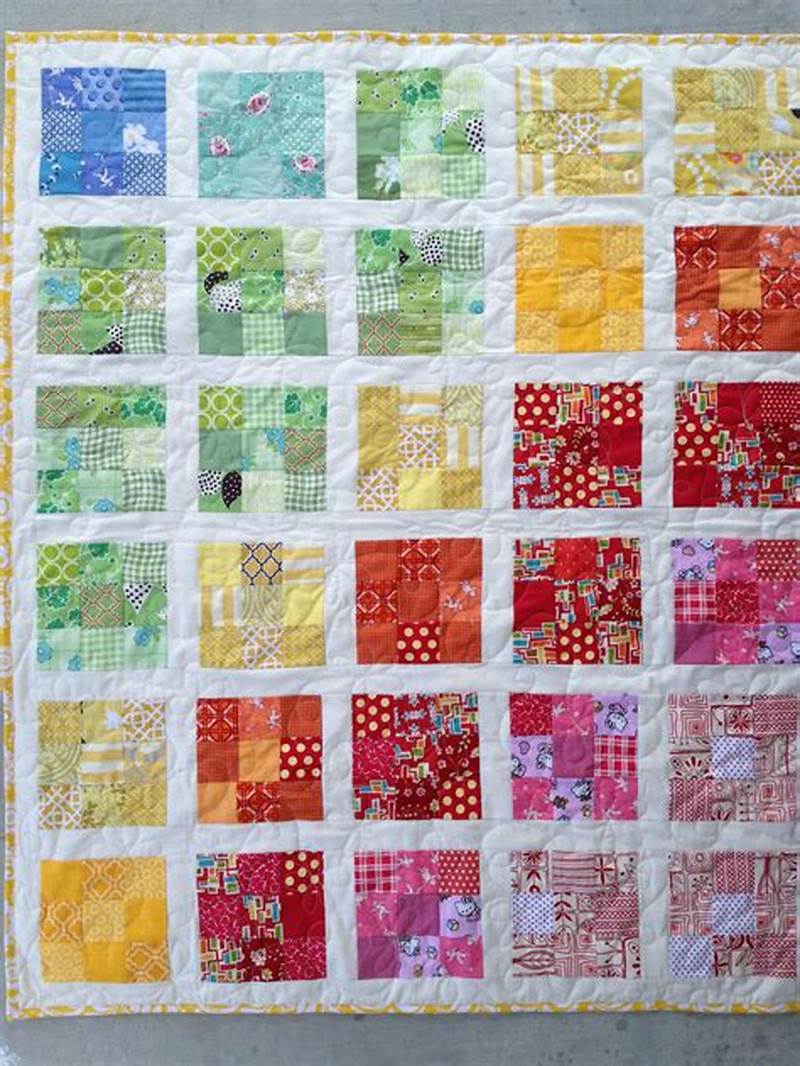 Quilt Pattern Using 2.5 Inch Squares