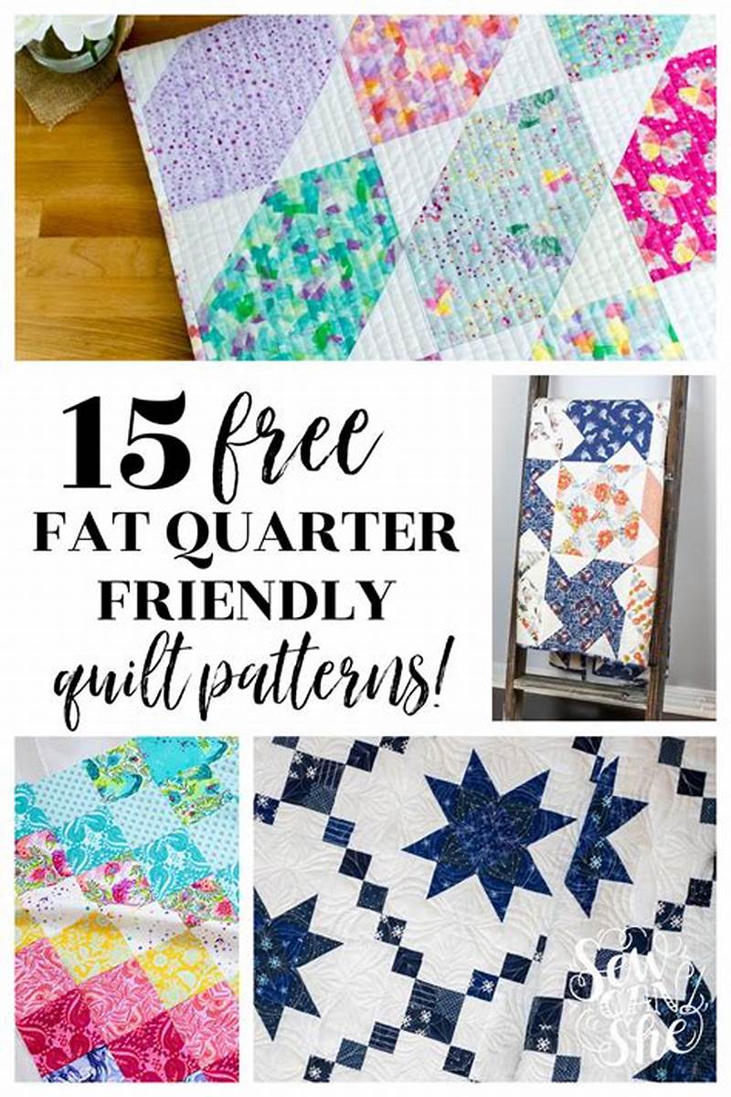 Quilt Pattern Using 8 Fat Quarters
