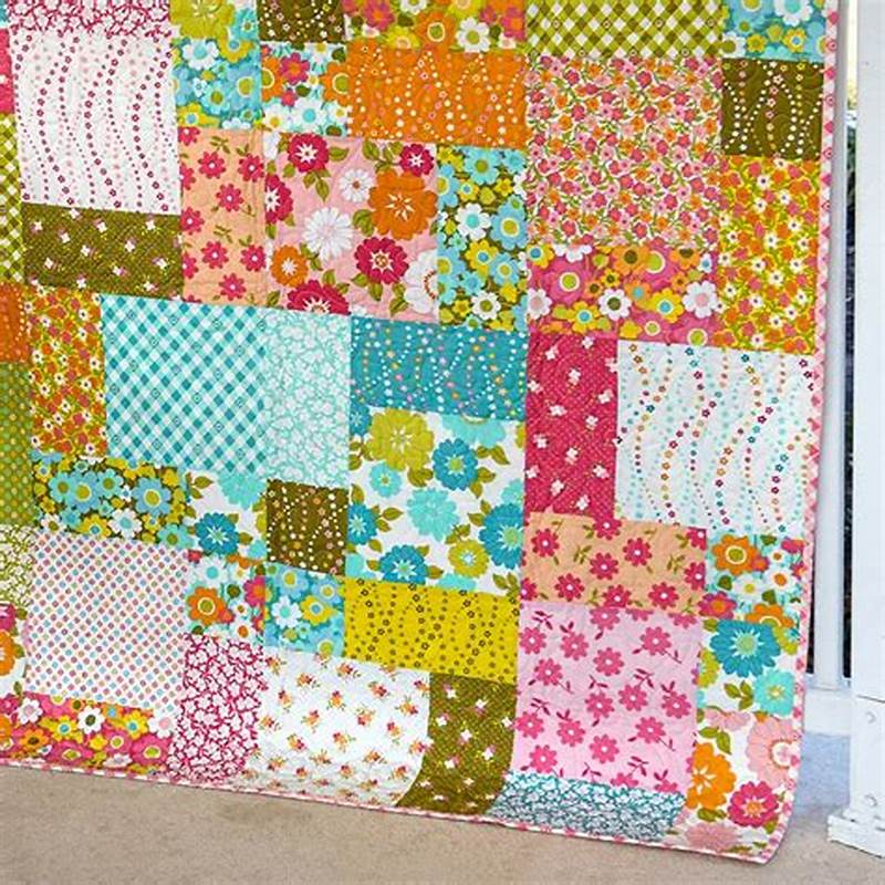 Quilt Pattern Using Layer Cake