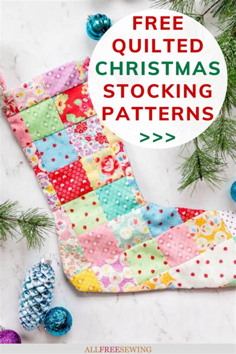 Quilted Christmas Stocking Patterns Free