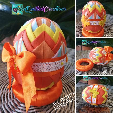 Quilted Easter Eggs