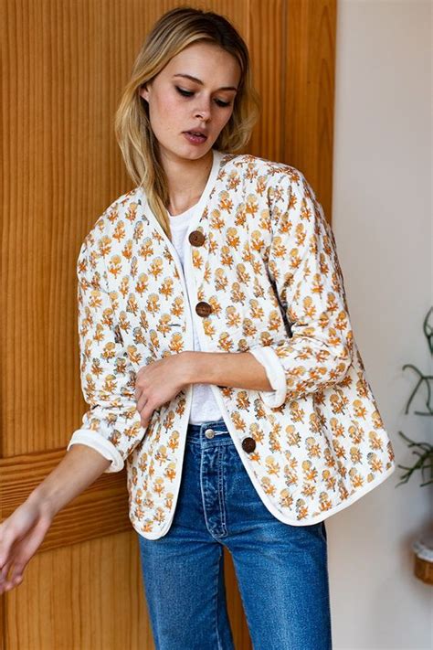 Quilted Jacket Patterned