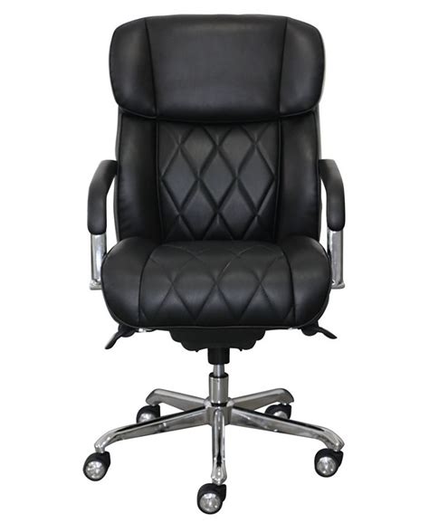 Quilted Leather Office Chair