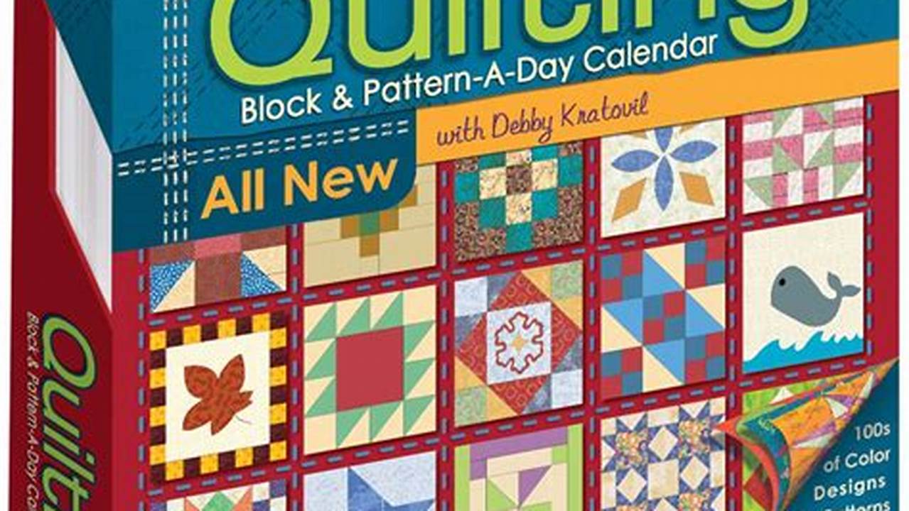 Quilting Block And Pattern A Day Calendar