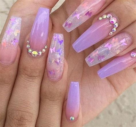Quince Nails Purple Butterfly: A Beautiful And Trendy Nail Design