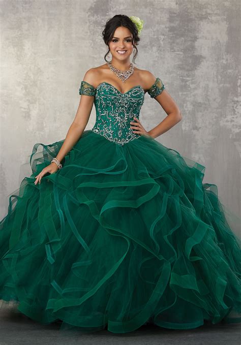 Quinceanera Dress Emerald Green