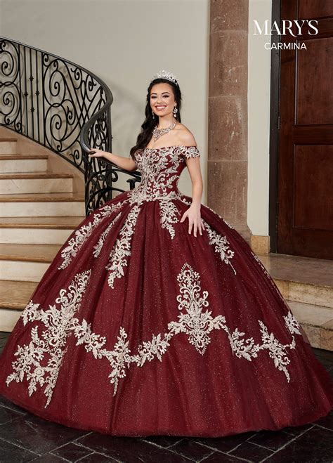 Quinceanera Dresses Burgundy And Gold