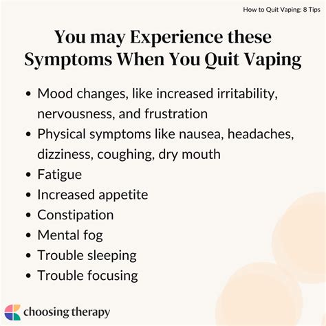 Quit Vaping Runny Nose