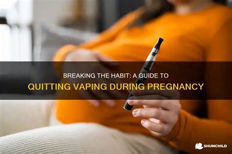 Quitting Vaping Early Pregnancy