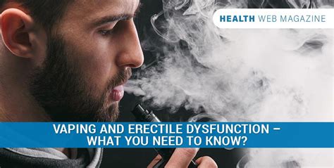 Quitting Vaping Erectile Dysfunction