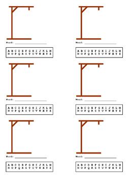 Quiz Riddle Hangman Answer Key