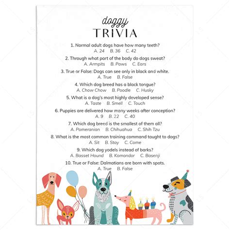 Quiz Riddle Puppy Answers