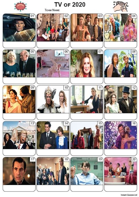 Quizzes Tv Shows