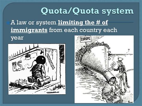 The Evolution of Quota System - A Historic Account of its Definition in US History
