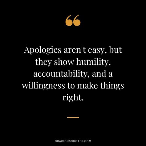Quotes About Apologies