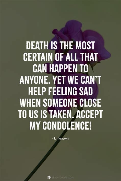 Quotes About Condolences