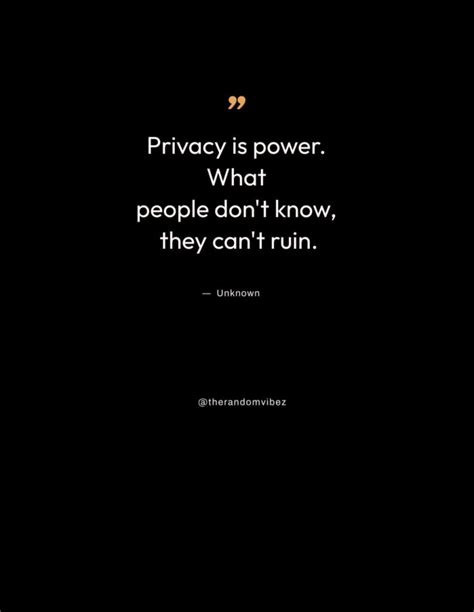 Quotes About Privacy