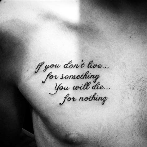 Quotes For Chest Tattoo