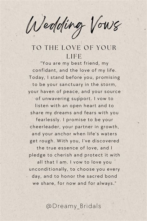 Quotes for Vows