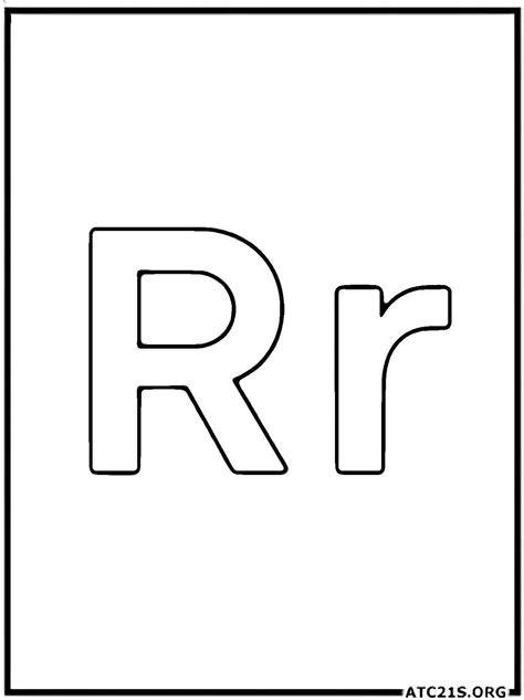 R Coloring Page