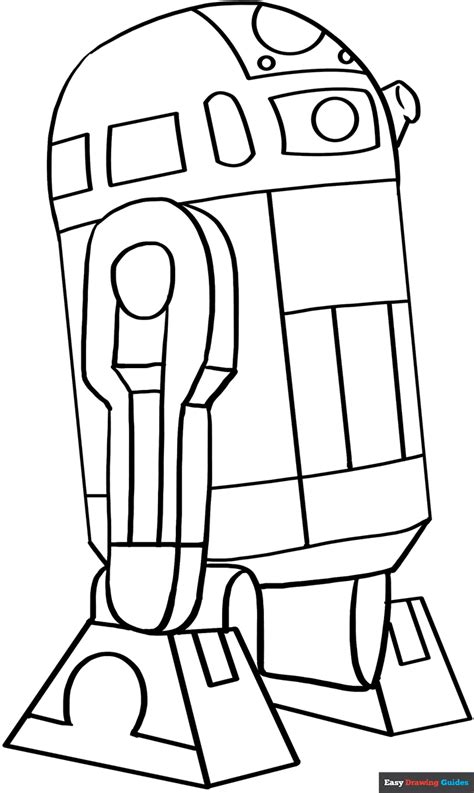 R2d2 Coloring Page