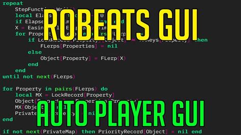 ROBEATS HACK - ROBEATS X GUI Roblox Script
