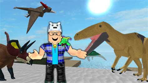 ROBLOX: CONSTRUÍ UM PARQUE DOS DINOSSAUROS 