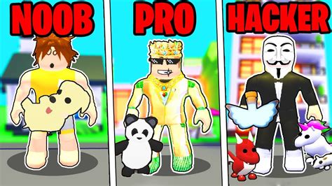 ROBLOX - NOOB vs PRO vs HACKER no COLOR BLOCK!! from 