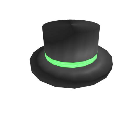 ROBLOX Green Banded Top Hat